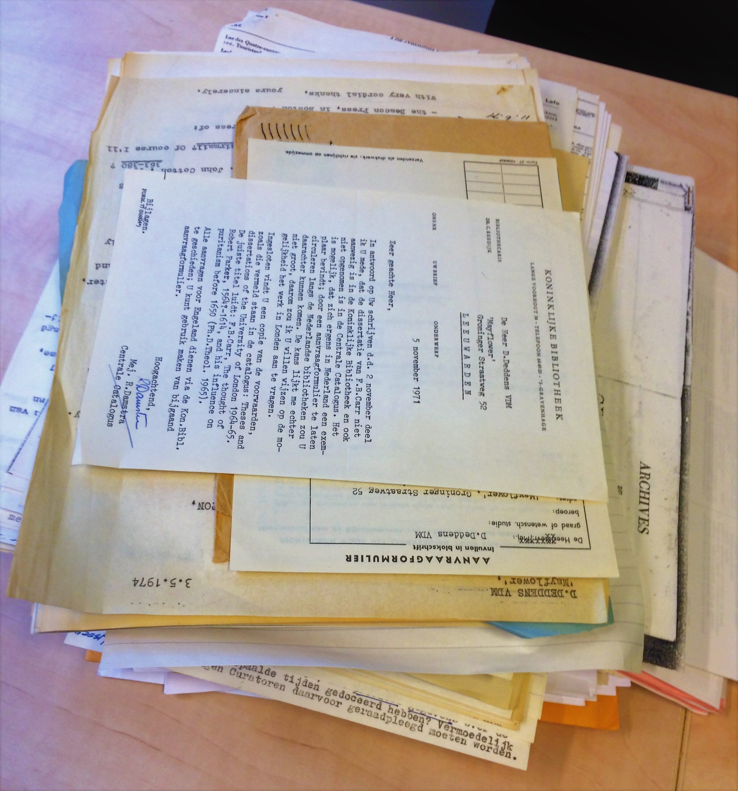 Archief overbrengen?